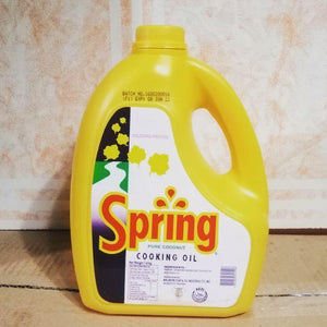 SPRING COOKING OIL PLASTIC HALF GALLON (U) - Kitchen Convenience: Ingredients & Supplies Delivery