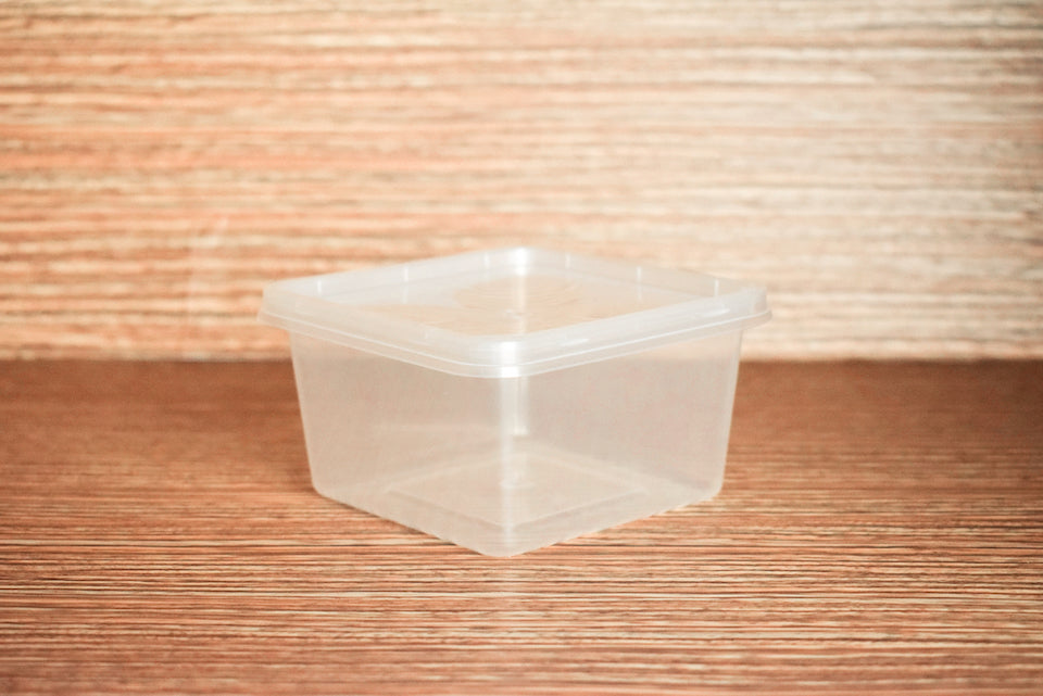 SQ500- SQUARE CONTAINER 500ML (PACK OF 10)