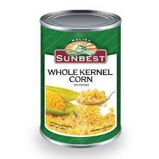 SUNBEST WHOLE KERNEL CORN 425G (U) - Kitchen Convenience: Ingredients & Supplies Delivery