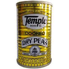 TEMPLE COOKED DRY PEAS 155G (U) - Kitchen Convenience: Ingredients & Supplies Delivery