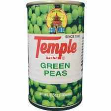 TEMPLE GREEN PEAS 155G (U) - Kitchen Convenience: Ingredients & Supplies Delivery