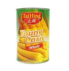 TAI HING YOUNG CORN WHOLE 425G (U) - Kitchen Convenience: Ingredients & Supplies Delivery
