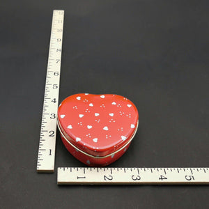 TINCAN RED SMALL HEART W/ DESIGN (3.5") - Kitchen Convenience: Ingredients & Supplies Delivery