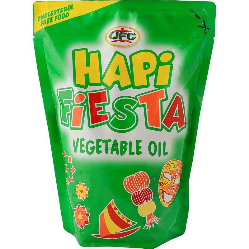 UFC HAPPY FIESTA VEGETABLE OIL 500ML SUP (U) - Kitchen Convenience: Ingredients & Supplies Delivery