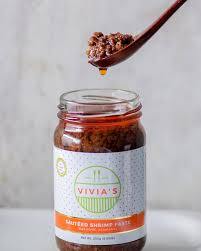 VIVIA'S SAUTEED SHRIMP PASTE BAGOONG ALAMANG 250G (U) - Kitchen Convenience: Ingredients & Supplies Delivery