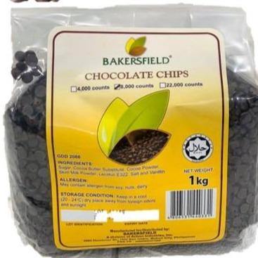 BAKERSFIELD CHOCOLATE CHIPS DARK 8K CTS (C) - Kitchen Convenience: Ingredients & Supplies Delivery