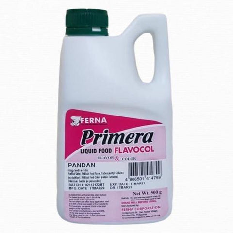 FERNA PRIMERA PANDAN FLAVACOL 500G (U) - Kitchen Convenience: Ingredients & Supplies Delivery