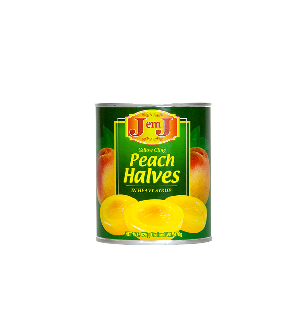 J EM J PEACH HALVES 825G (U) - Kitchen Convenience: Ingredients & Supplies Delivery