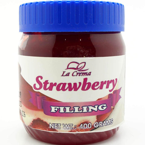 LA CREMA STRAWBERRY FILLING 400G (Co) - Kitchen Convenience: Ingredients & Supplies Delivery