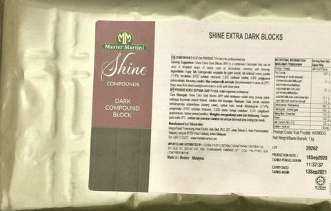 MASTER MARTINI SHINE EXTRA DARK CHOCOLATE (Co) - Kitchen Convenience: Ingredients & Supplies Delivery
